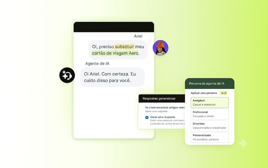 Painel do software de chat ao vivo da Zendesk com recursos de atendimento ao cliente.
