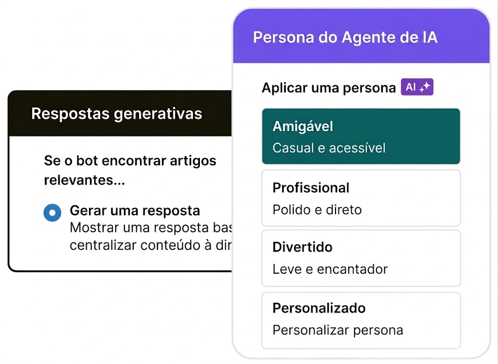 Os agentes de IA da Zendesk ajudam a automatizar 80% das interações de atendimento.