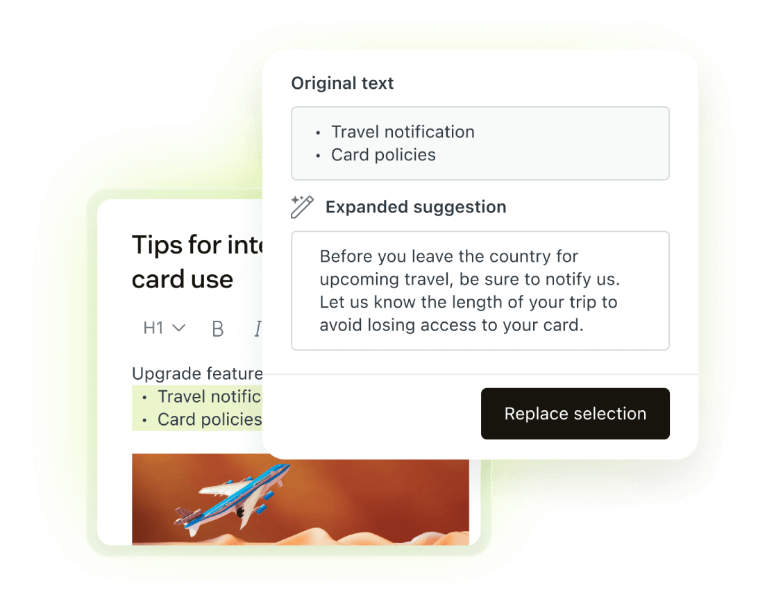 A product image of Zendesk help center and knowledge base software.