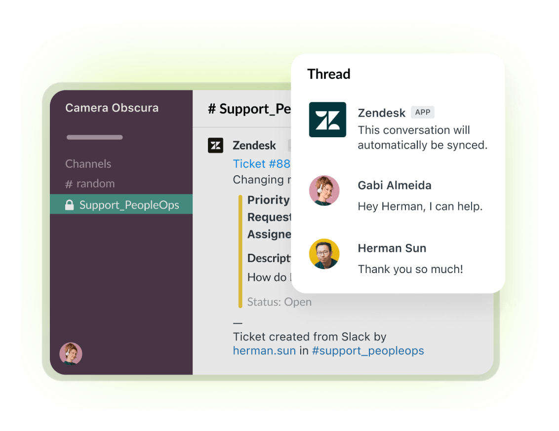 The Zendesk Marketplace features over 1,800 apps and integrations.