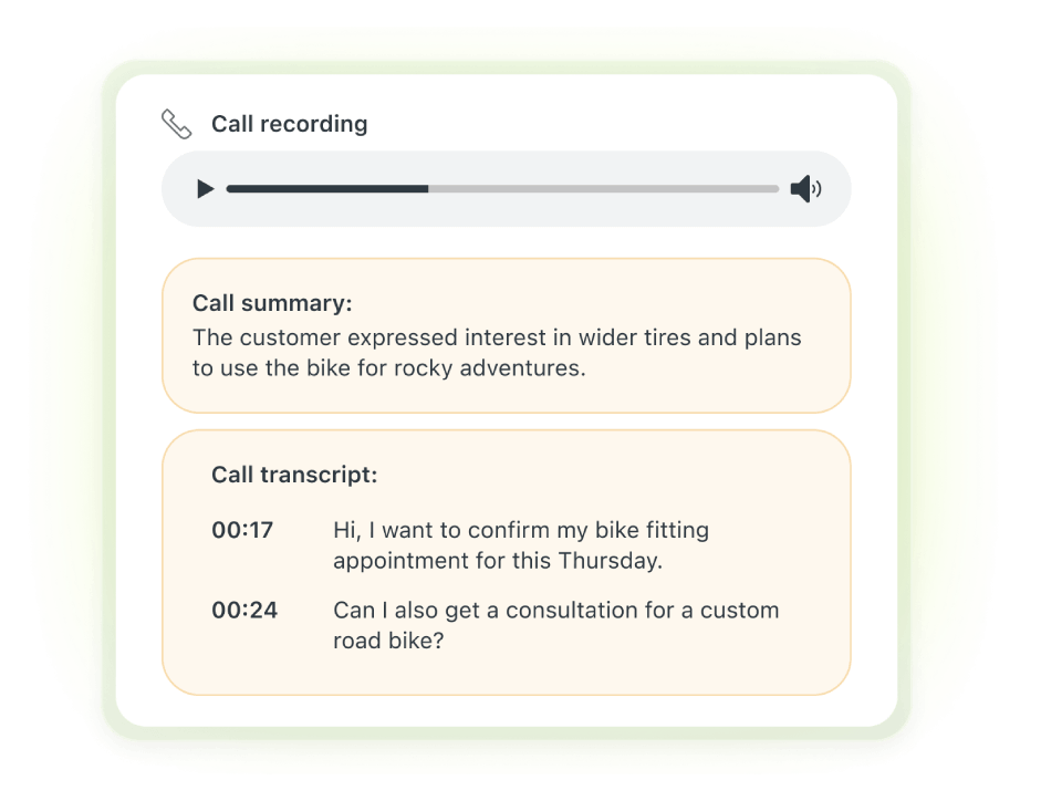 A product image of Zendesk Voice QA software.