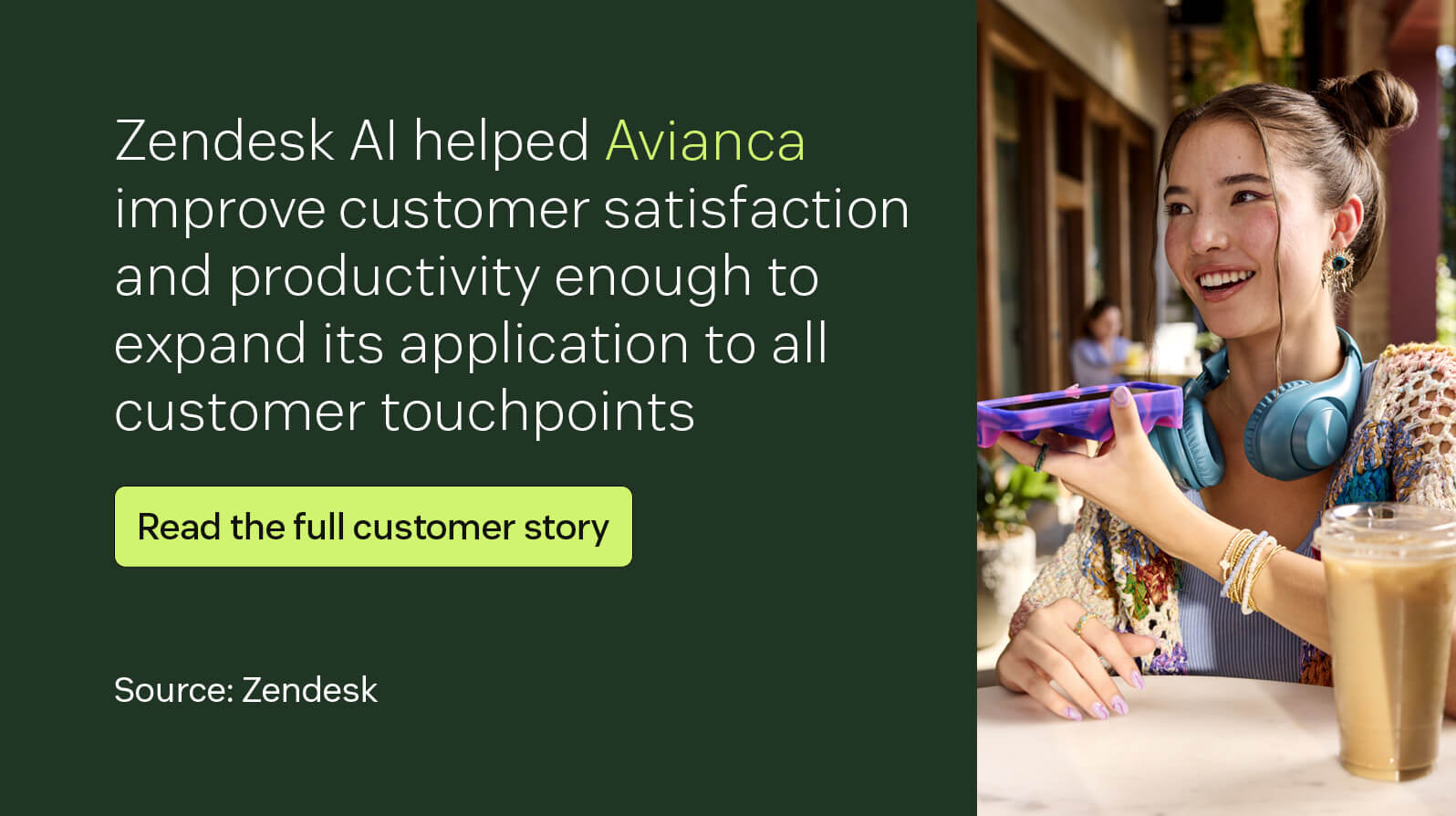 Zendesk AI helped Avianca improve customer satisfaction and productivity enough to expand its application to all customer touchpoints.