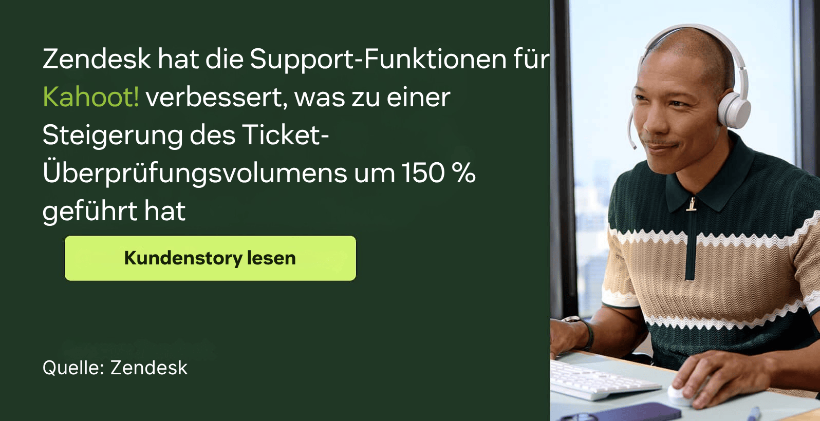 Zendesk stärkte die Support-Fähigkeiten von Kahoot! – 150 % mehr Ticketreviews.