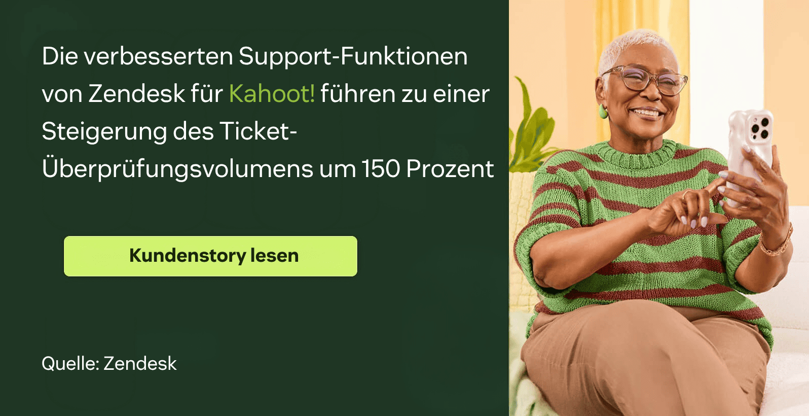 Zendesk steigerte bei Kahoot! das Ticketreview-Volumen um 150 Prozent.