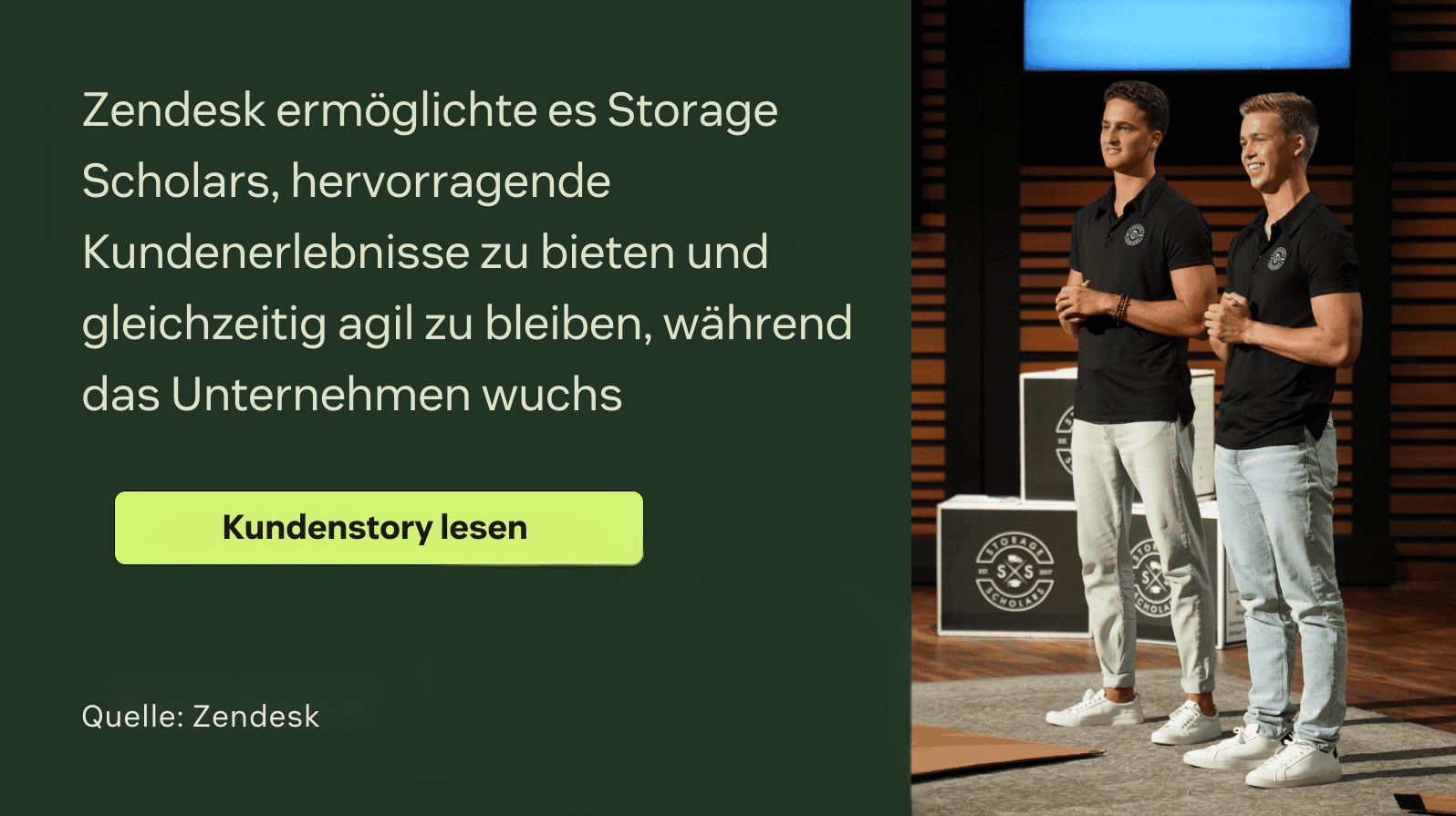 Zendesk half Storage Scholars dabei, starke Kundenerlebnisse zu liefern und gleichzeitig skalierbar zu bleiben.