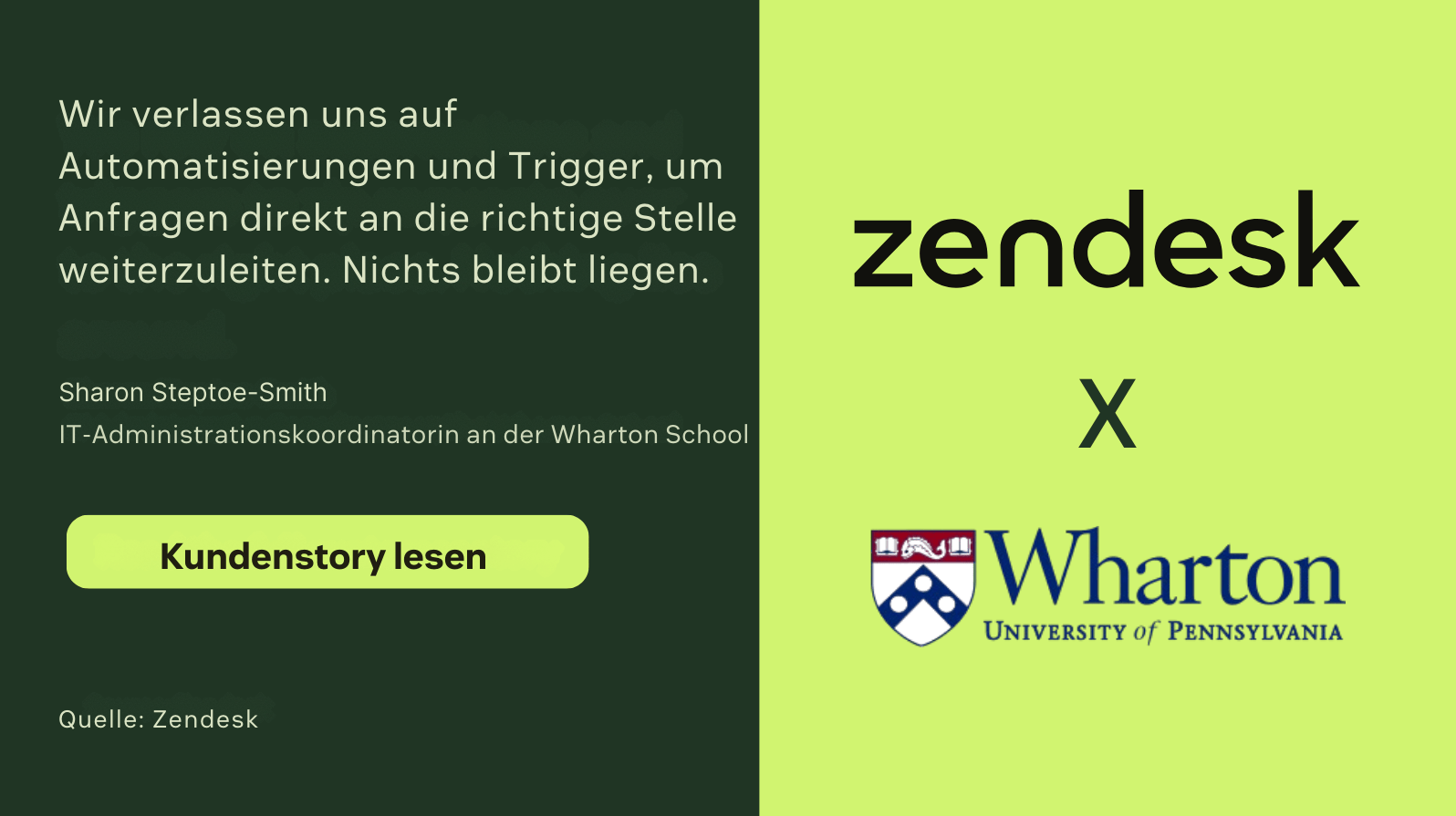 Zitat eines IT-Admins der Wharton School: „Wir verlassen uns auf Automatisierungen und Trigger, um Anfragen direkt an die richtige Stelle weiterzuleiten. Nichts bleibt liegen.“